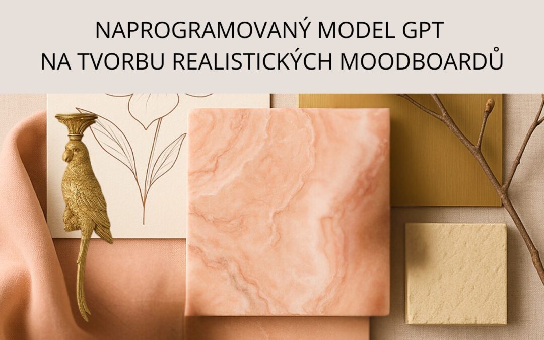 Naprogramovaný model GPT na realistické moodboardy